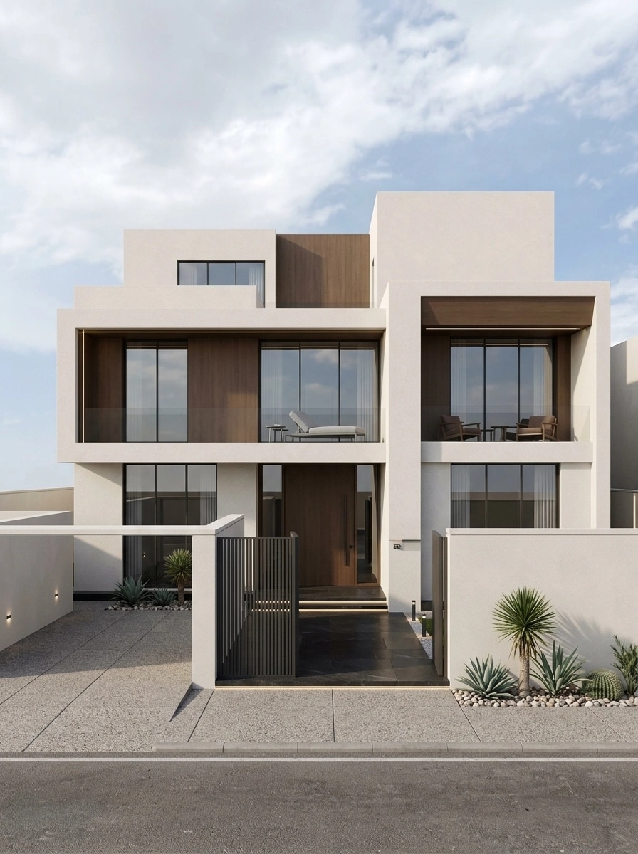 Facade design in Minimalist Facade style — Facade by GenRoom AI