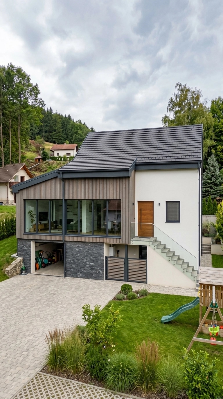 Contemporary Facade Facade design — facade photo by GenRoom AI