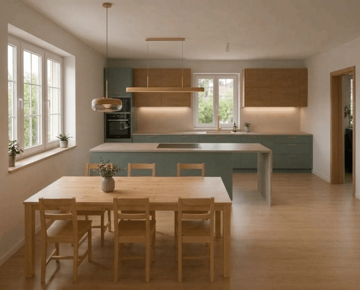 Kitchen interior in no_style style — photo by GenRoom AI