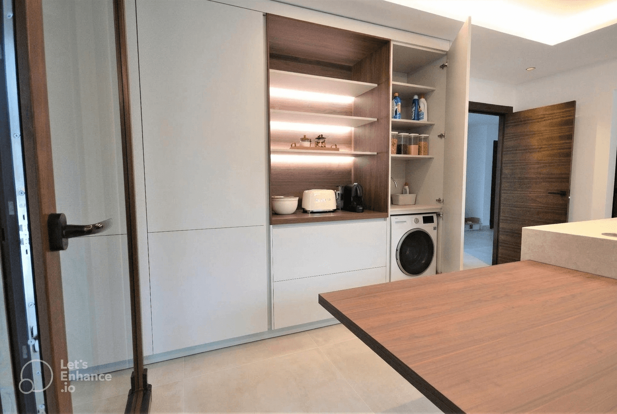 Kitchen interior in no_style style — photo by GenRoom AI