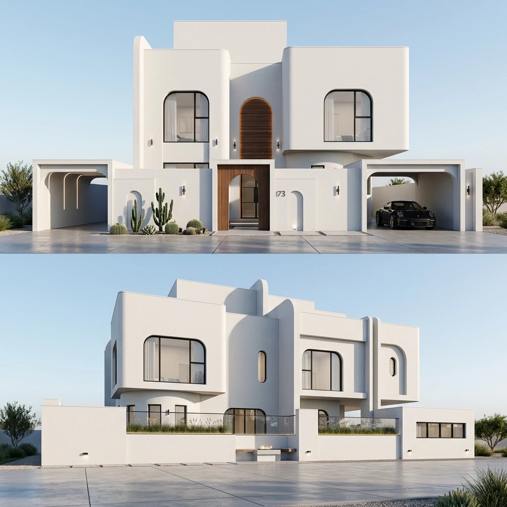 Facade design in Minimalist Facade style — Facade by GenRoom AI