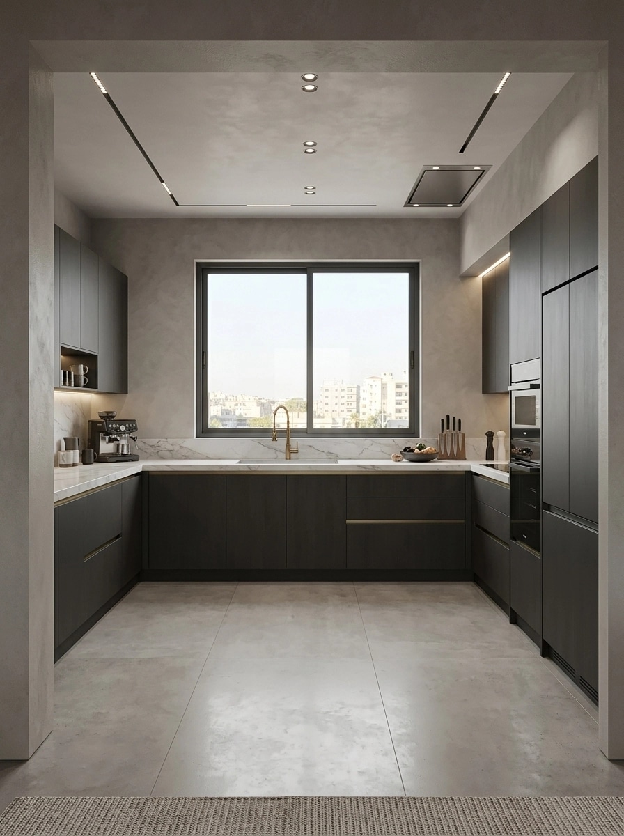 Interior design in Contemporary style — Kitchen by GenRoom AI
