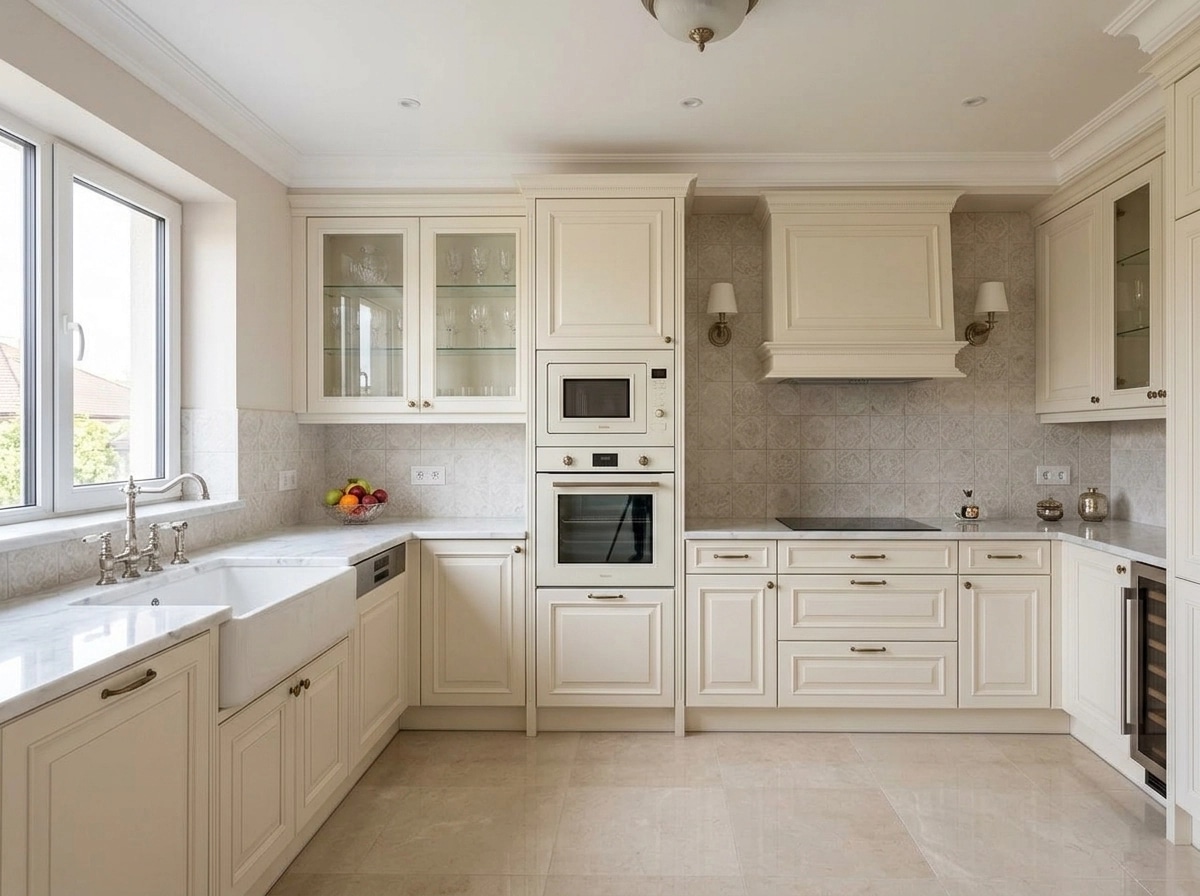 Neoclassic Kitchen design — interior photo by GenRoom AI