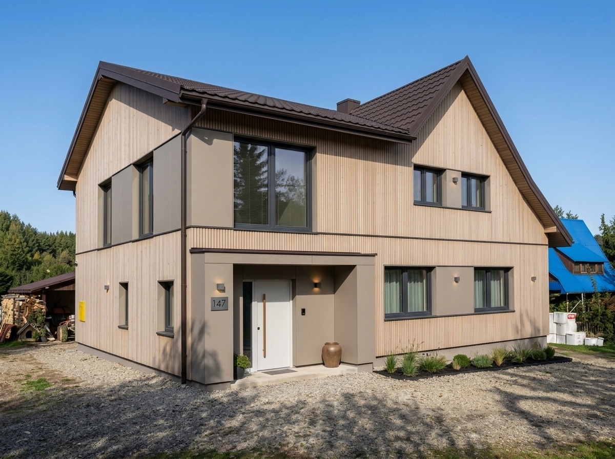 Scandinavian Facade Facade design — facade photo by GenRoom AI
