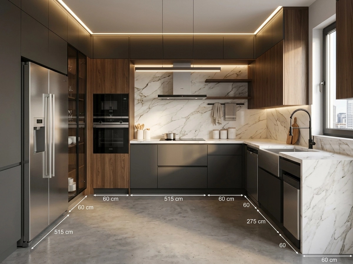 Interior design in Contemporary style — Kitchen by GenRoom AI
