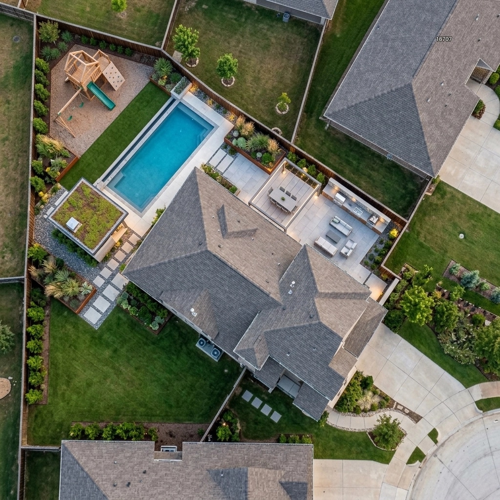 Contemporary Yard Yard design — yard photo by GenRoom AI