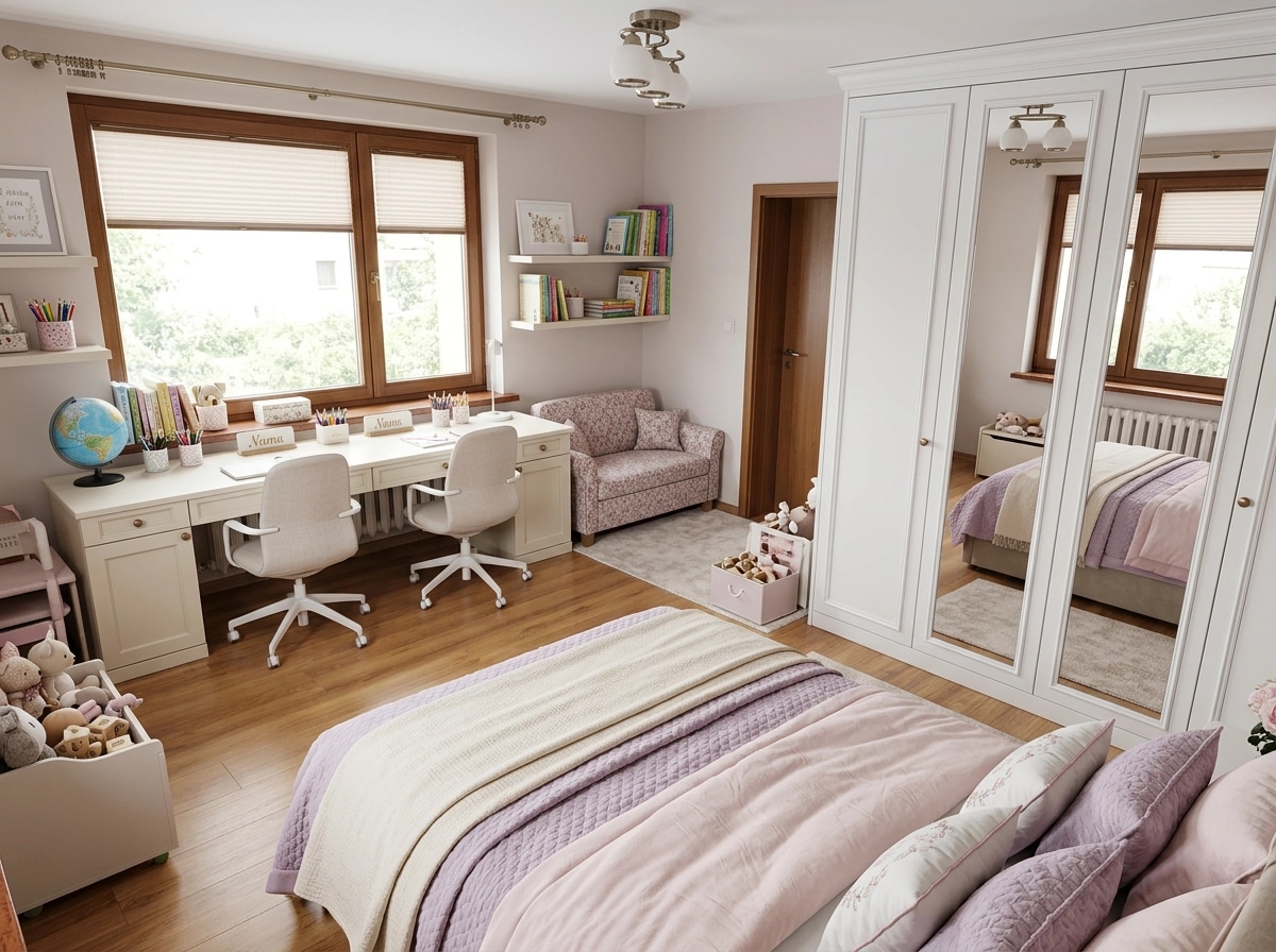 Interior design in Transitional style — Kids Room by GenRoom AI