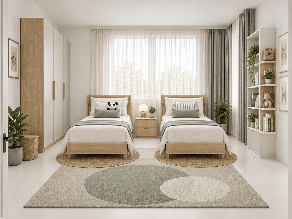 Design d'intérieur en style Scandinavian — Chambre par GenRoom AI