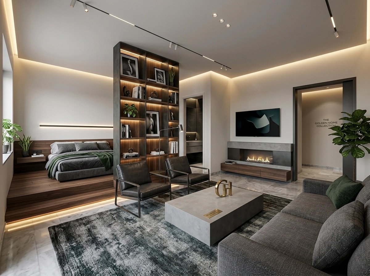 Interior design in Contemporary style — Living Room by GenRoom AI