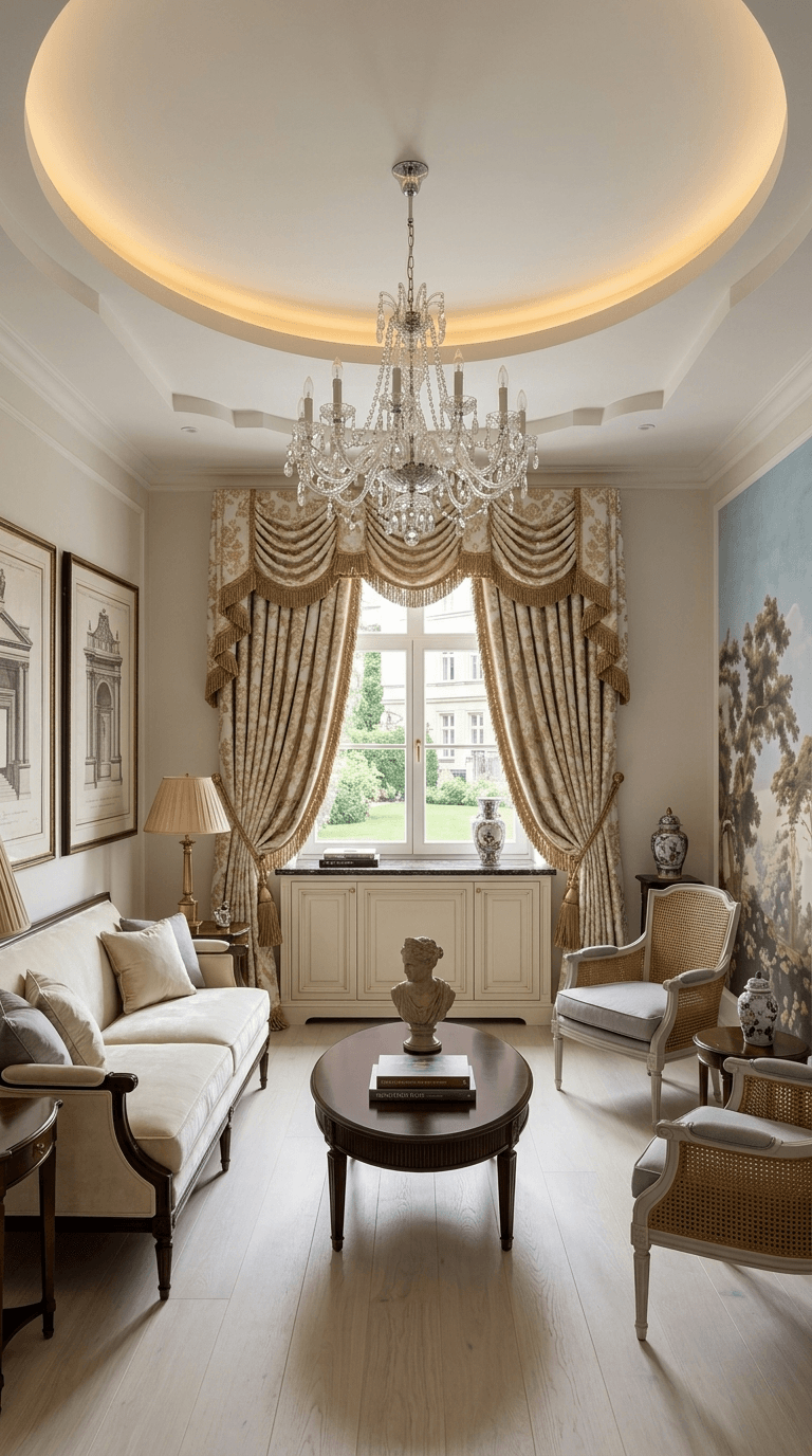 Interior design in Neoclassic style — Living Room by GenRoom AI