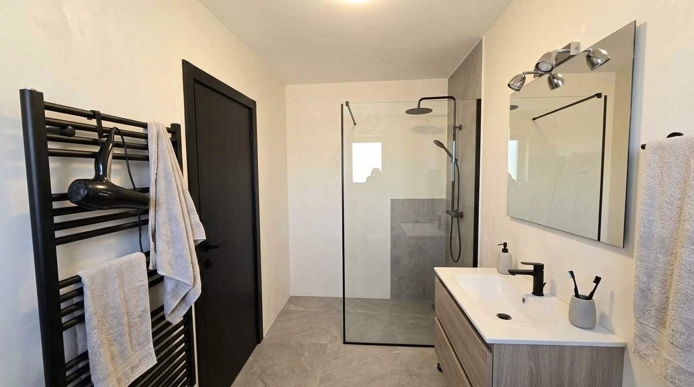 Bathroom interior in no_style style — photo by GenRoom AI