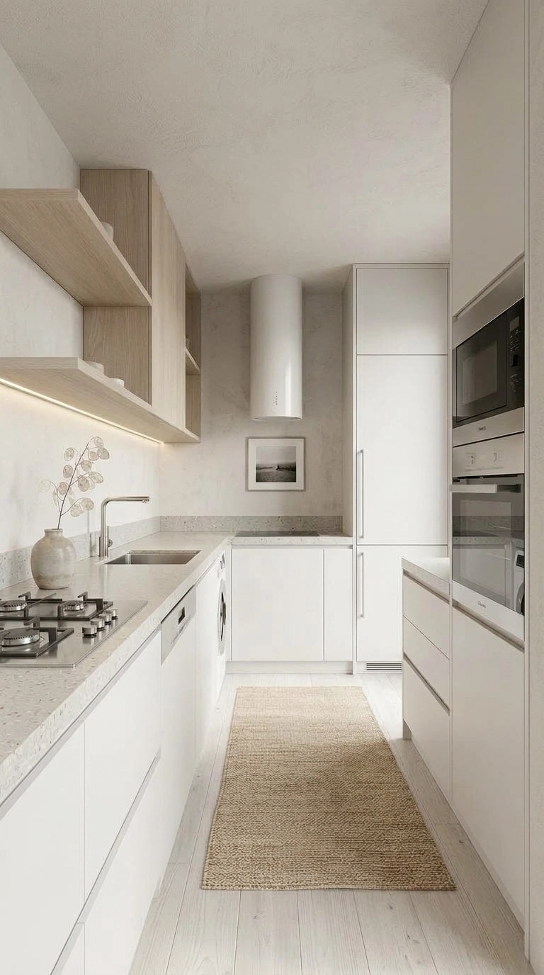 Kitchen interior in Scandinavian style — photo by GenRoom AI