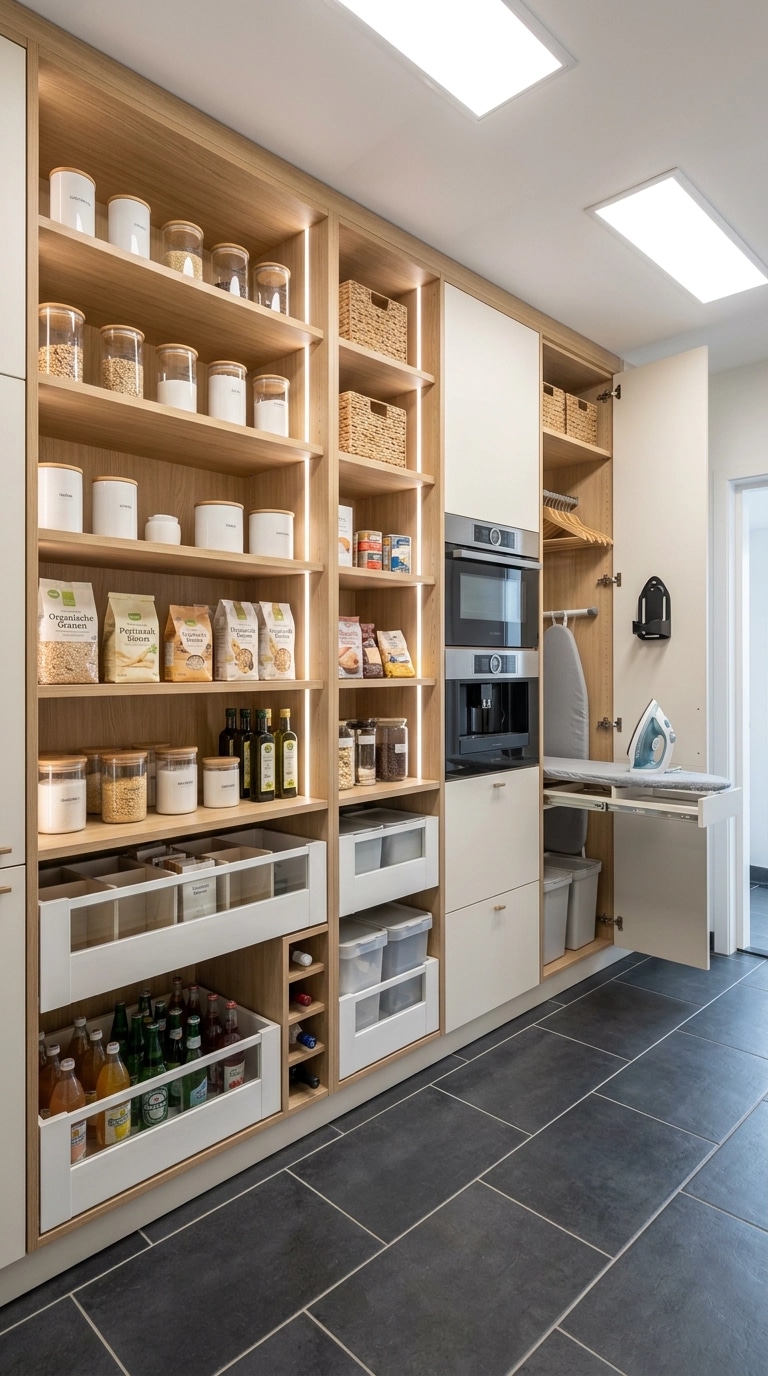 Interior design in Contemporary style — pantry by GenRoom AI