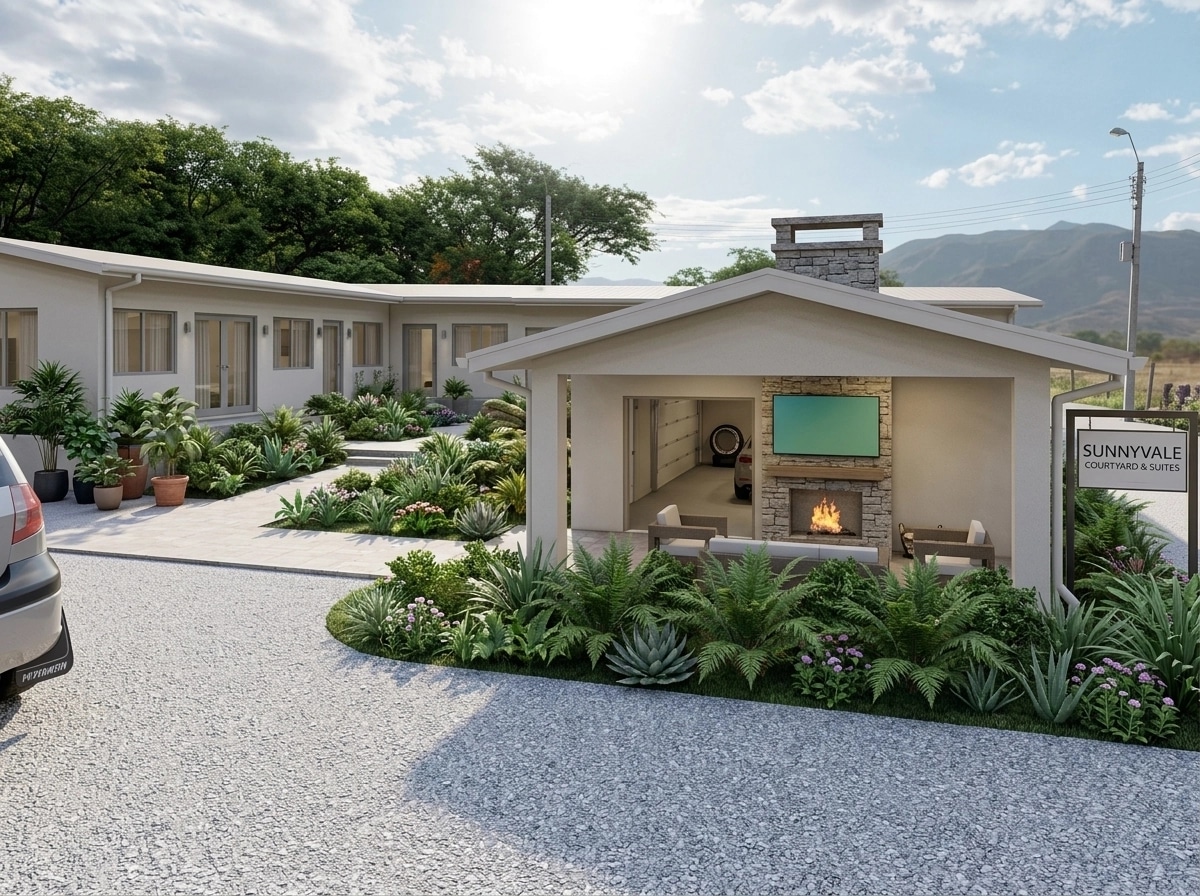 Yard design in no_style style — photo by GenRoom AI