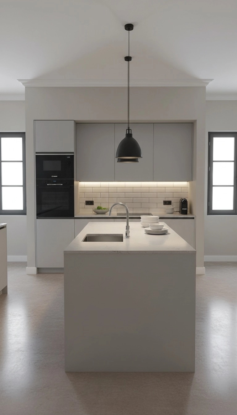 Interior design in Contemporary style — Kitchen by GenRoom AI