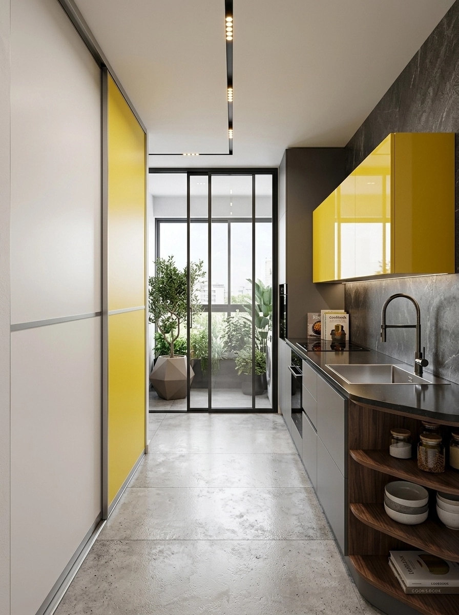 Kitchen interior in Contemporary style — photo by GenRoom AI