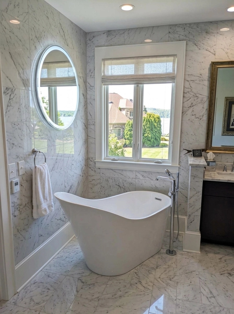 Bathroom interior in no_style style — photo by GenRoom AI