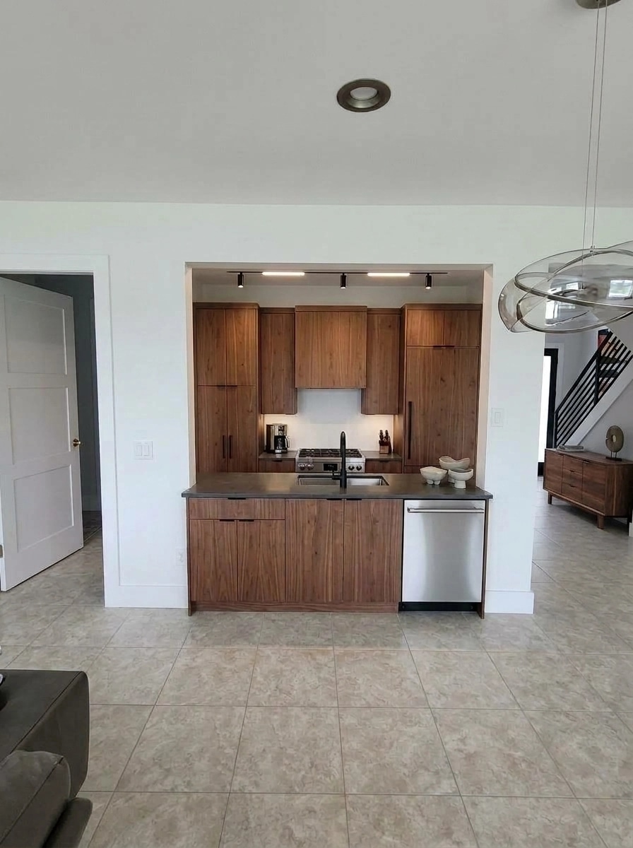 Kitchen interior in Contemporary style — photo by GenRoom AI