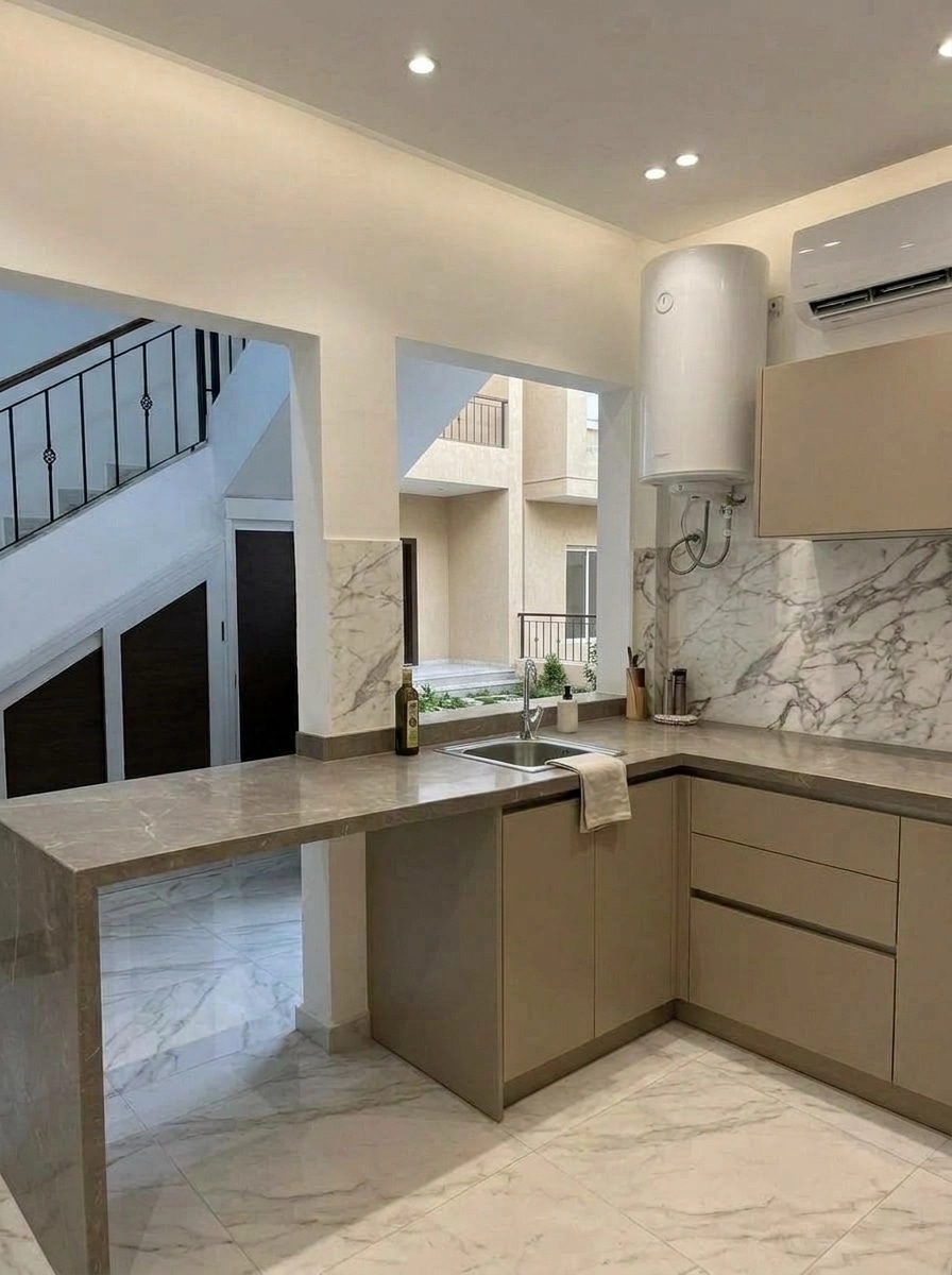 Kitchen interior in no_style style — photo by GenRoom AI