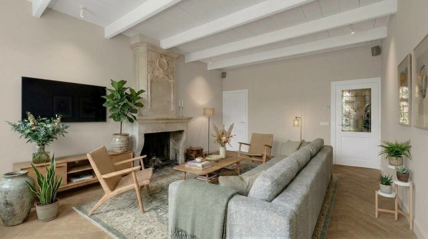 Scandinavian Living Room design — interior photo by GenRoom AI