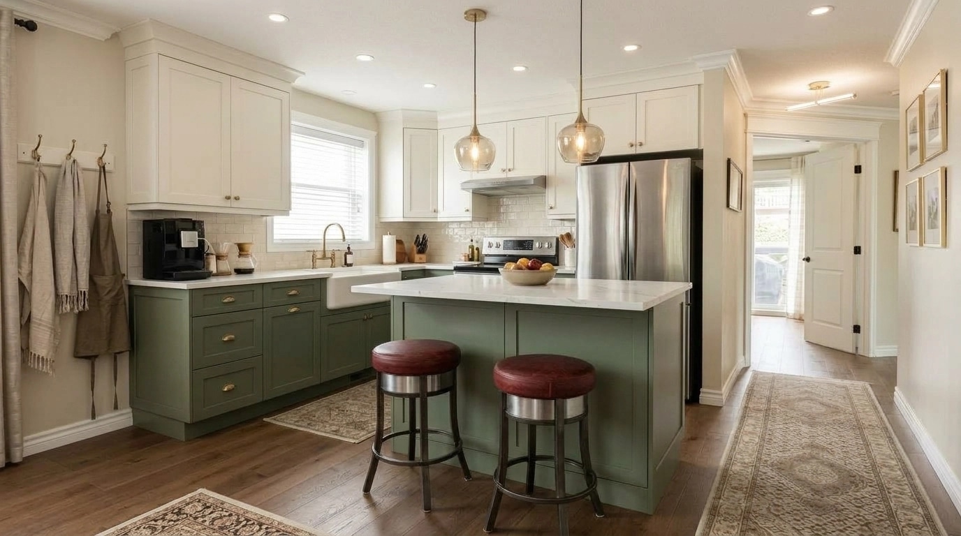 Modern Farmhouse Kitchen design — interior photo by GenRoom AI