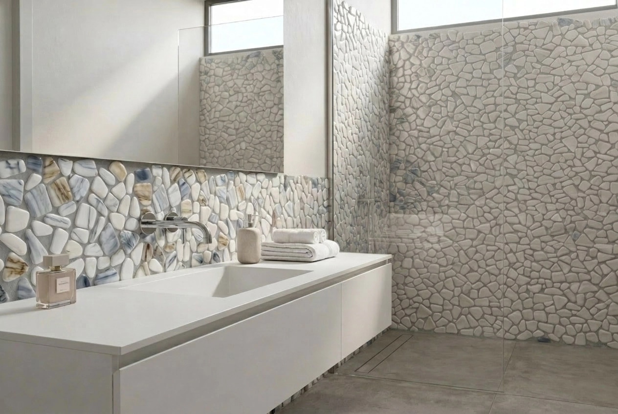 Contemporary Bathroom design — interior photo by GenRoom AI