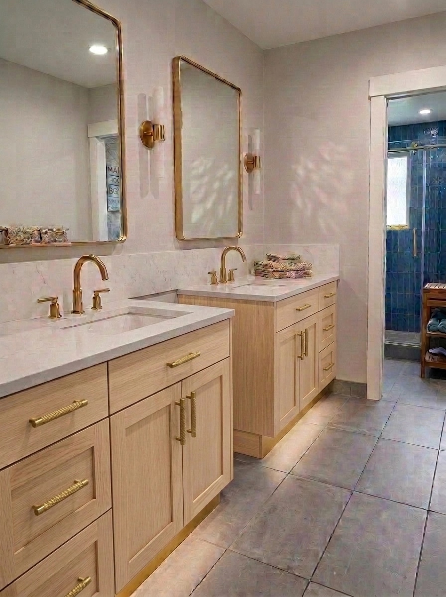 Interior design in Modern Farmhouse style — Bathroom by GenRoom AI