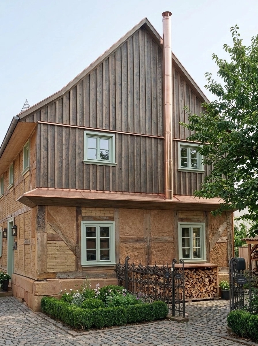 Facade design in Barnhouse Facade style — Facade by GenRoom AI