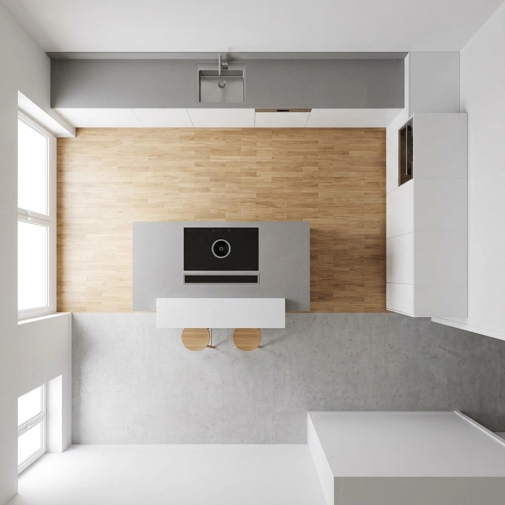 Minimalism Living Room design — interior photo by GenRoom AI