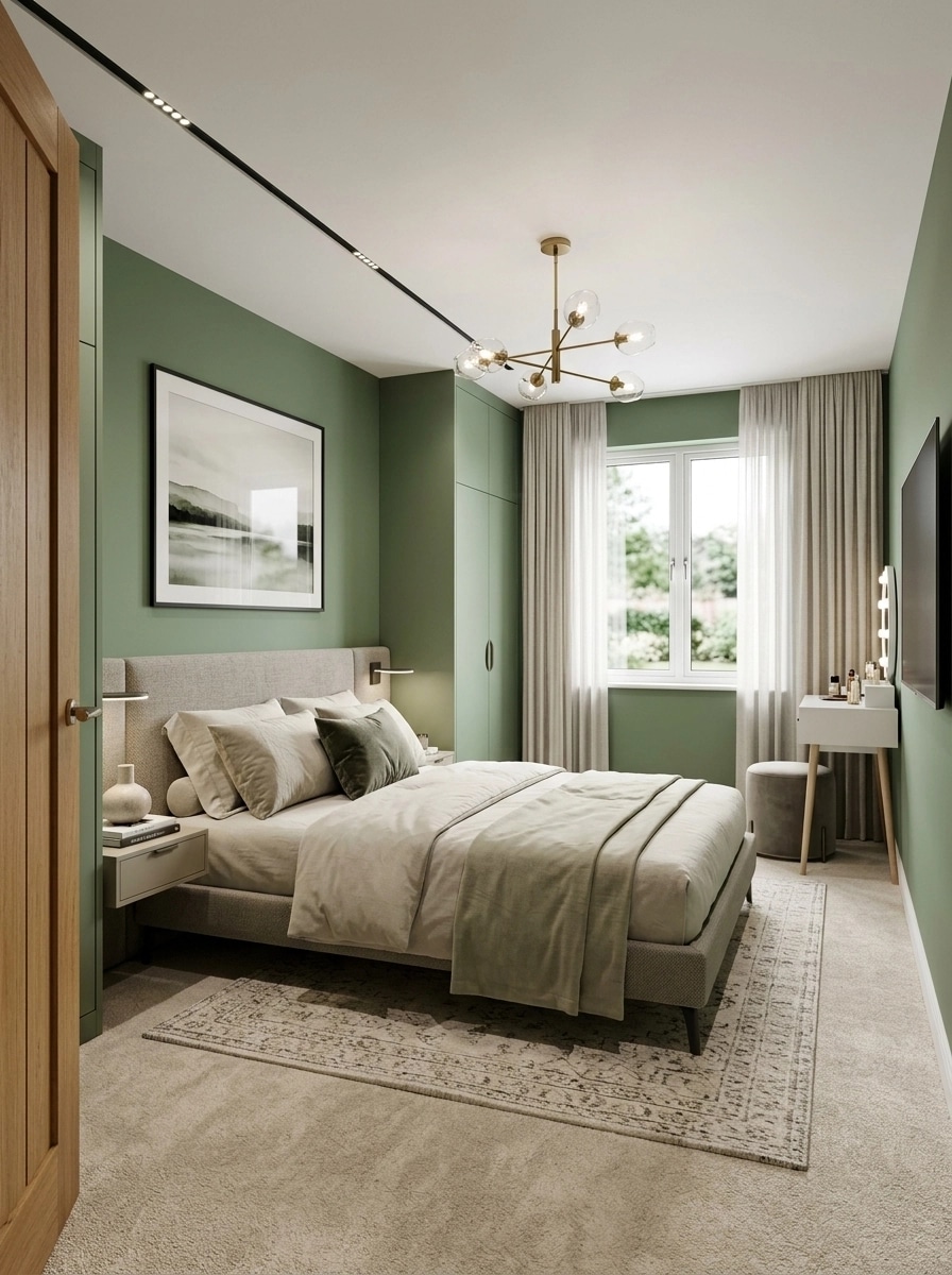 Interior design in Contemporary style — Bedroom by GenRoom AI