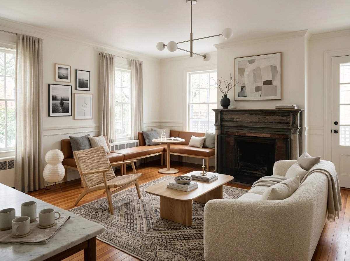 Scandinavian Living Room design — interior photo by GenRoom AI