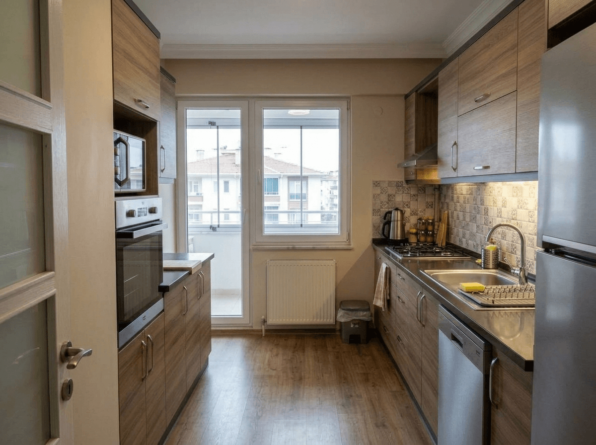 Kitchen interior in no_style style — photo by GenRoom AI