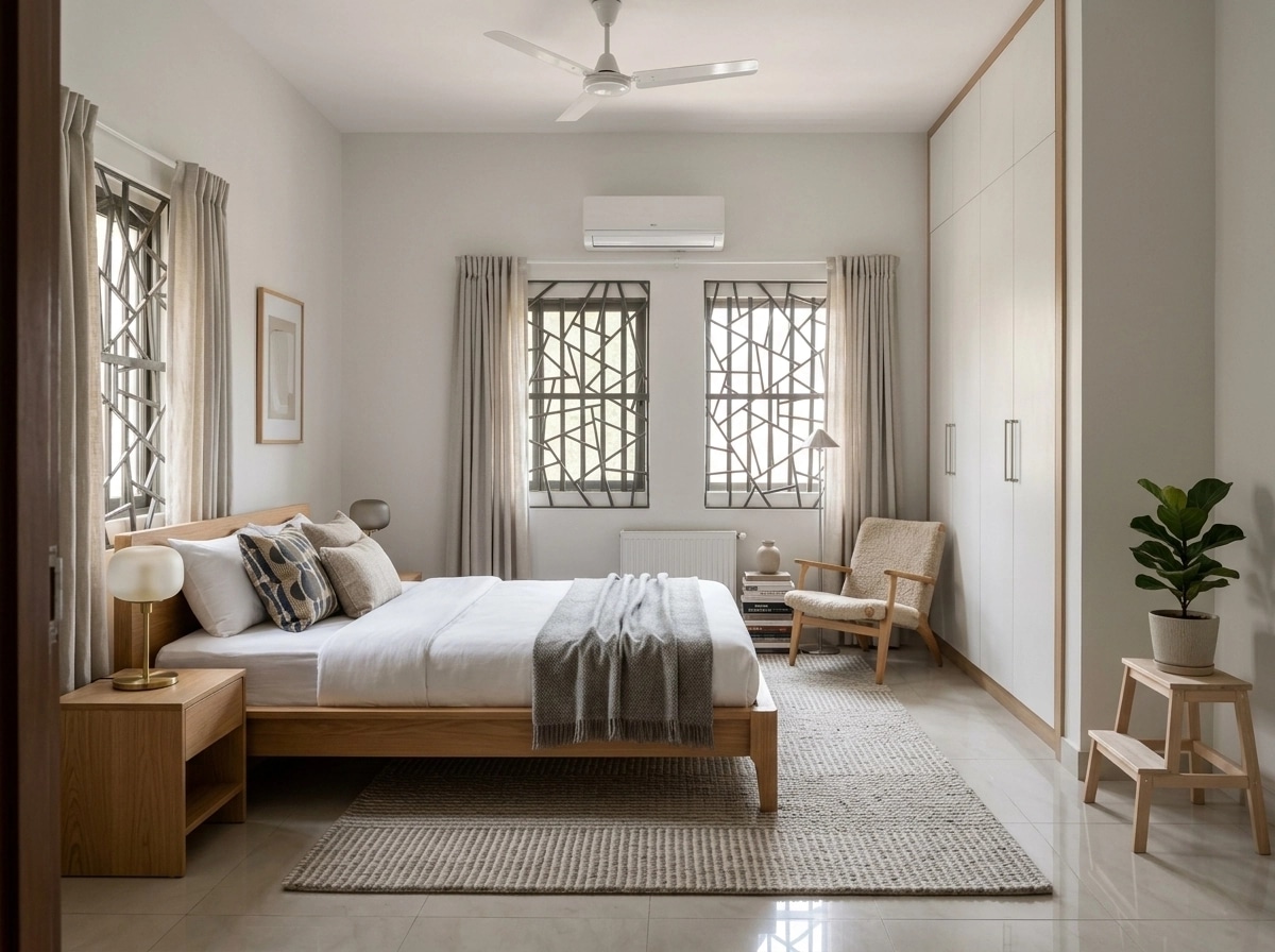 Interior design in Scandinavian style — Bedroom by GenRoom AI