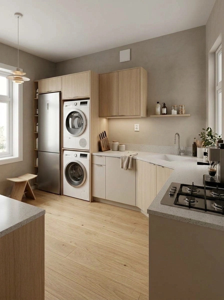 Scandinavian Kitchen design — interior photo by GenRoom AI