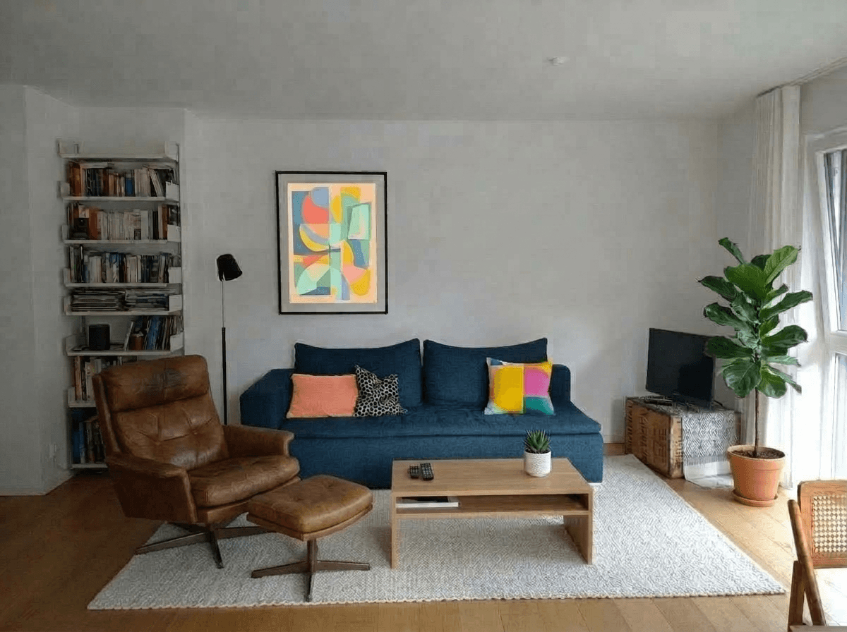 Scandinavian Living Room design — interior photo by GenRoom AI