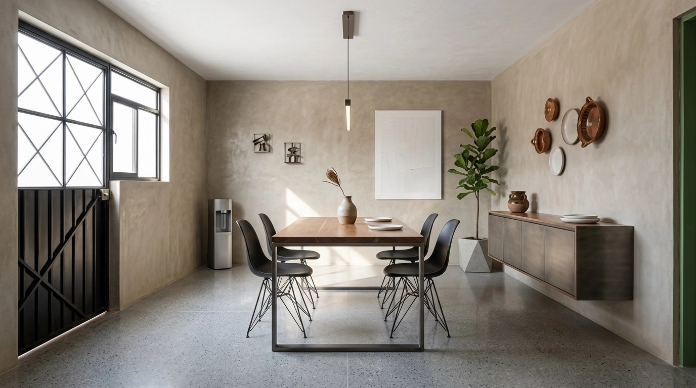 Interior design in Minimalism style — dining_room by GenRoom AI