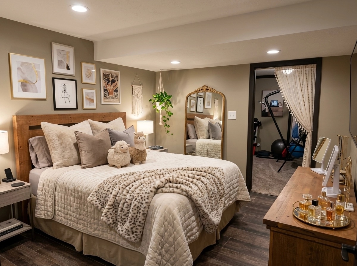 Contemporary Bedroom design — interior photo by GenRoom AI