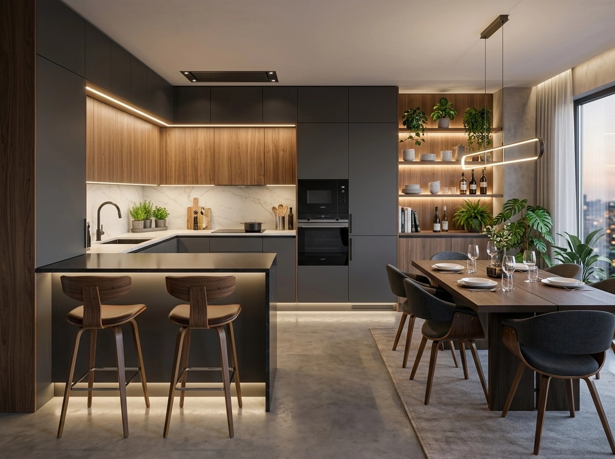 Contemporary Kitchen design — interior photo by GenRoom AI