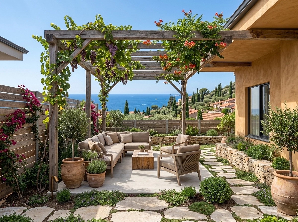 Design paisagístico em estilo Provence Garden — Jardim por GenRoom AI