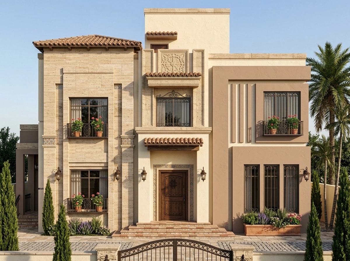 Facade design in Mediterranean Facade style — Facade by GenRoom AI