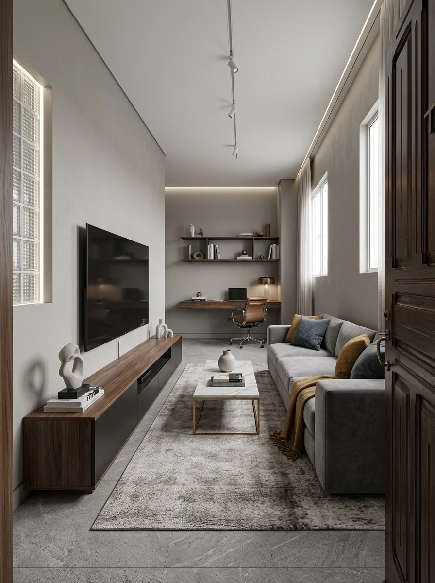 Interior design in Contemporary style — Living Room by GenRoom AI