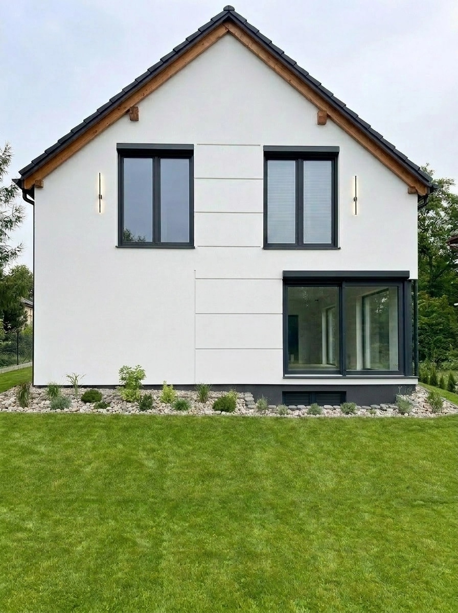 Contemporary Facade Fasad design — facade photo by GenRoom AI