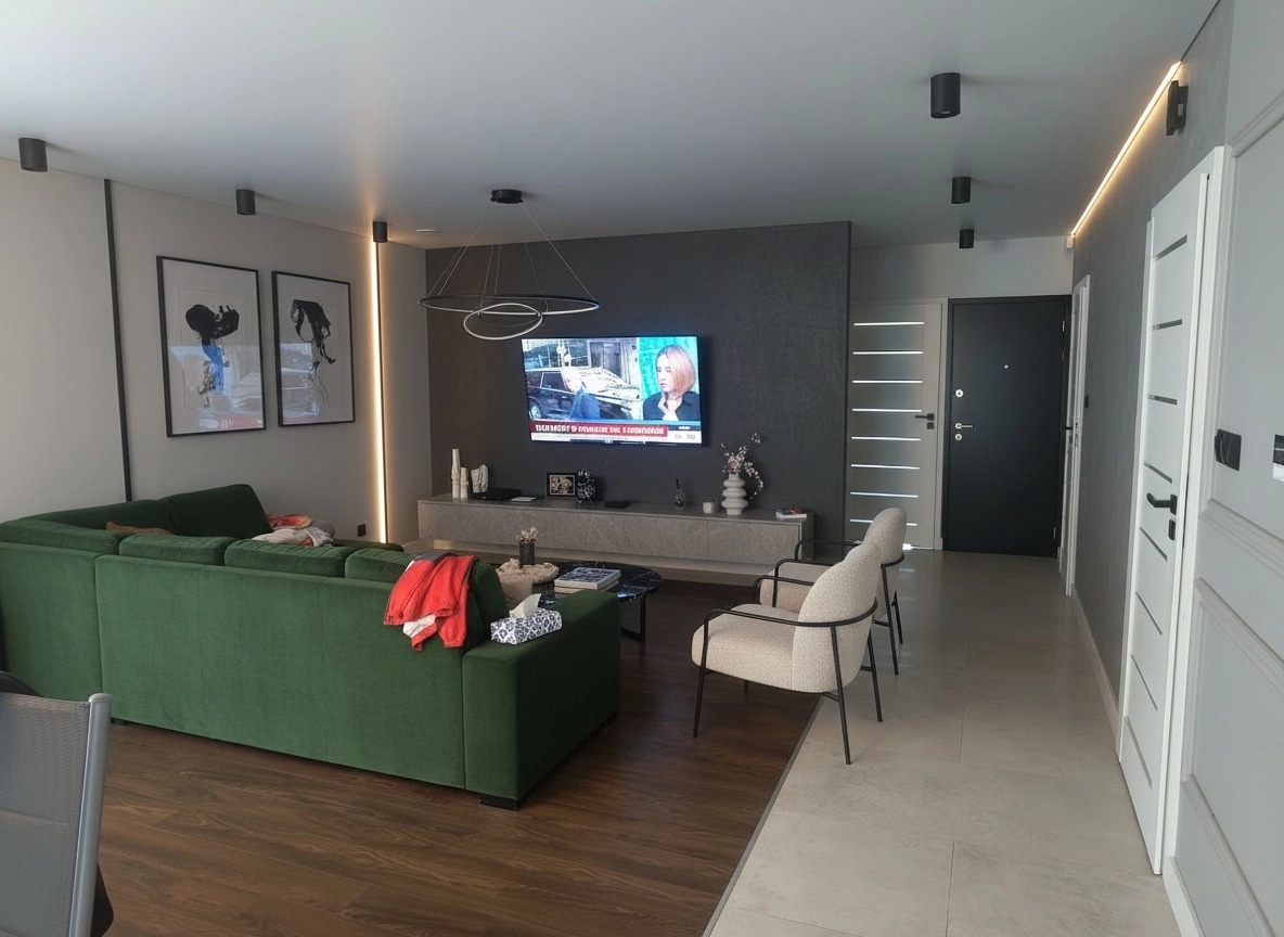 Interior design in Contemporary style — Living Room by GenRoom AI