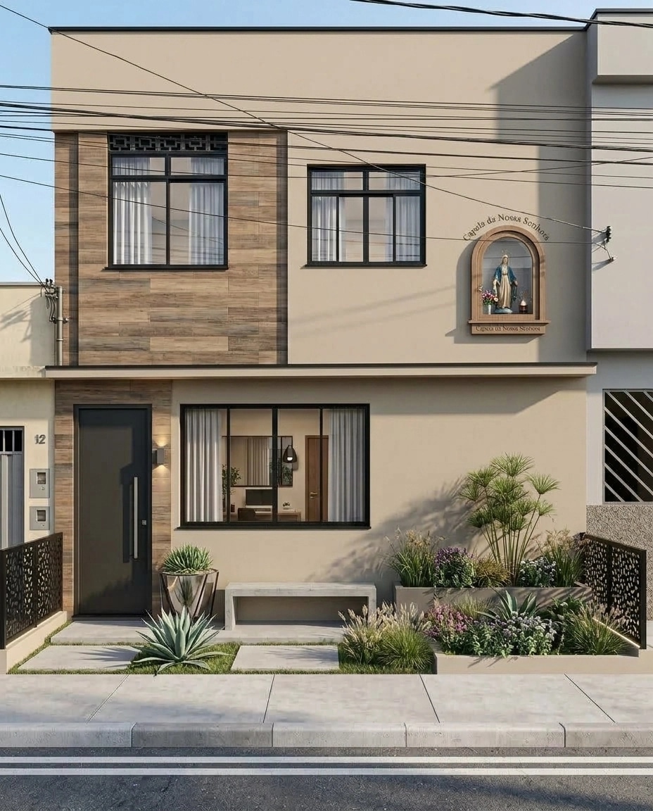 Contemporary Facade Facade design — facade photo by GenRoom AI
