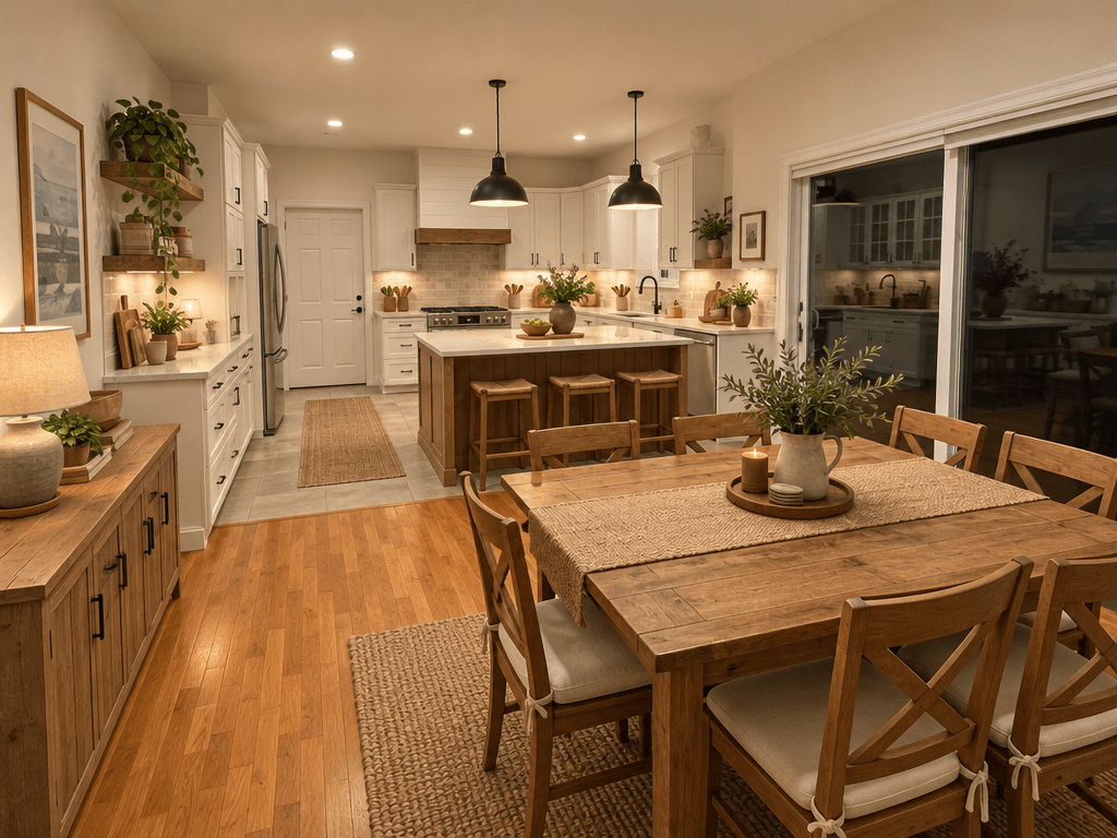 Modern Farmhouse Kitchen design — interior photo by GenRoom AI