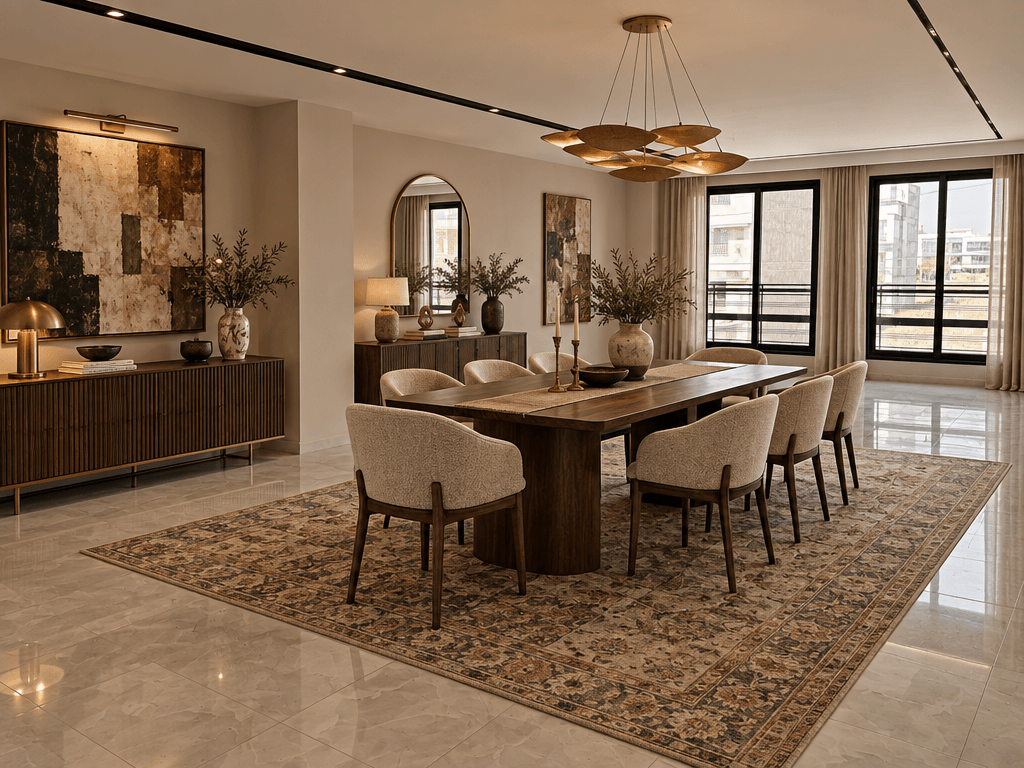 Interior design in Eclectic style — dining_room by GenRoom AI
