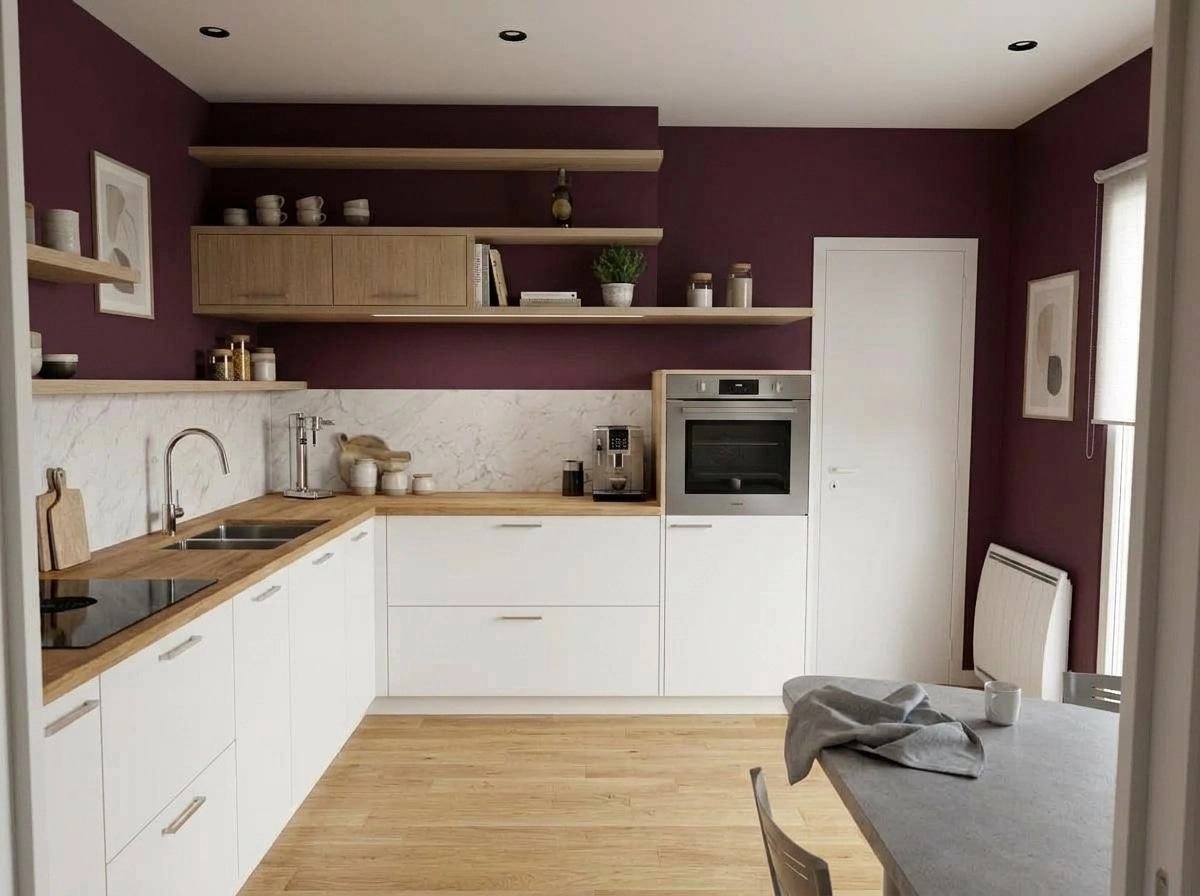Scandinavian Dapur design — interior photo by GenRoom AI