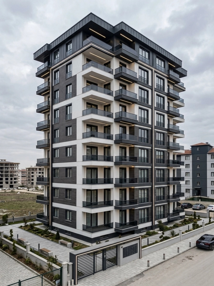 Contemporary Facade Facade design — facade photo by GenRoom AI