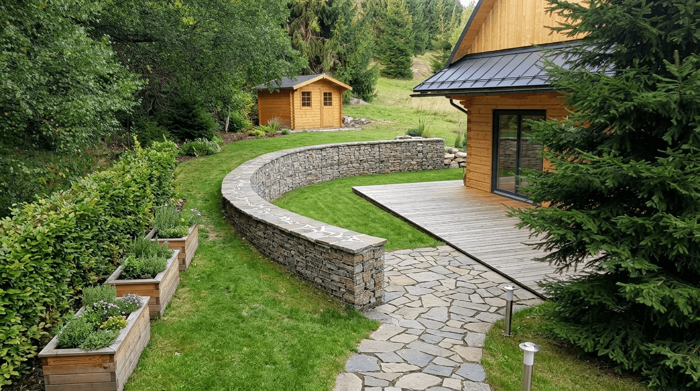 Yard design in no_style style — photo by GenRoom AI