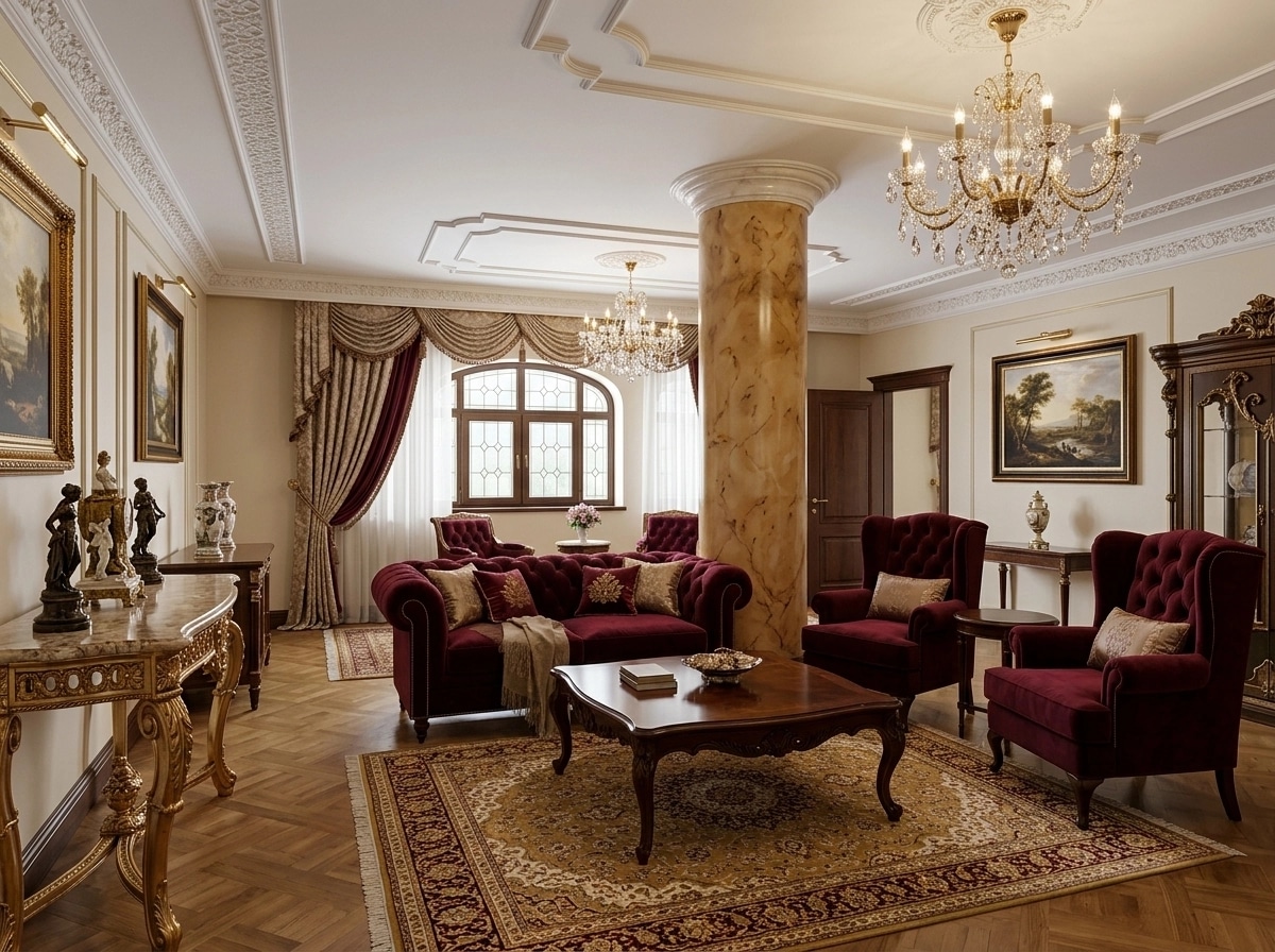 Interior design in Classic style — Living Room by GenRoom AI
